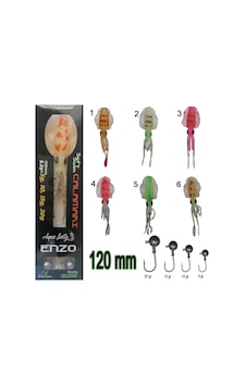 Enzo Soft Swim Calamari 120mm + Jig Head Enzo Soft Swim Calamari 120mm + Jig Head