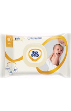 Evy Baby Soft Islak Havlu 40'Lı Evy Baby Soft Islak Havlu 40'Lı