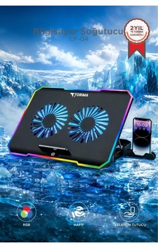 Laptop Soğutucu Ayarlanabilir Rgb Dizüstü Bilgisayar Soğutma Fanı Cf04 Siyah Laptop Soğutucu Ayarlanabilir Rgb Dizüstü Bilgisayar Soğutma Fanı Cf04 Siyah