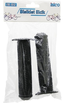 2 Pcs Set Siyah - Silikon Bisiklet Elcik 5545