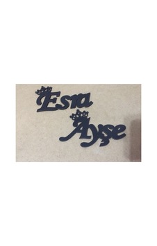 15x4 Cm Ebatlı 1 Adet Siyah Ahşap İsim 15x4 Cm Ebatlı 1 Adet Siyah Ahşap İsim