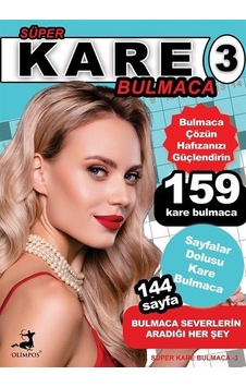 Süper Kare Bulmaca - 3 - Bertan Kodamanoğlu - Olimpos Yayınları Süper Kare Bulmaca - 3 - Bertan Kodamanoğlu - Olimpos Yayınları