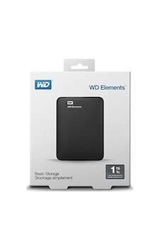 Wd 2.5 Elements 1tb Usb 3.0 External Hdd Si Yah Wdbuzg0010bbkwesn