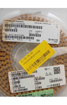 227k010r0100 Kyocera 220uf 10v 10% Case E 7 Adet 227k010r0100 Kyocera 220uf 10v 10% Case E 7 Adet