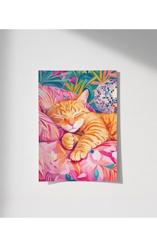Çerçevesiz Poster Palmiyeler Altında Şekerleme Çerçevesiz Poster Palmiyeler Altında Şekerleme