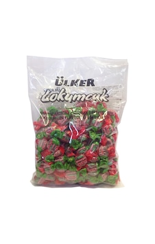 Ülker Lokumcuk Karpuz Aromalı Şekerleme 1 KG Ülker Lokumcuk Karpuz Aromalı Şekerleme 1 KG