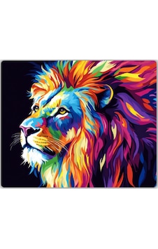 Renkli Aslan Baskılı Mouse Pad 18x22 Cm Renkli Aslan Baskılı Mouse Pad 18x22 Cm