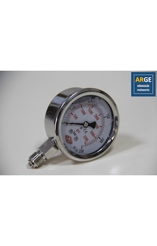 Simga Çap 63 0-250 Bar 1.6 Skl Gliserinli ALTtan Manometre