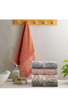 Schafer Home Adore Jakarlı Havlu 70x140 Cm 1 Parça-kiremit Schafer Home Adore Jakarlı Havlu 70x140 Cm 1 Parça-kiremit