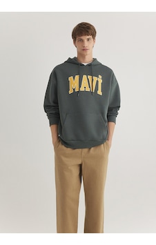 Mavi - Mavi Logo Baskılı Kapüşonlu Yeşil Sweatshirt 067149-71598 Yeşil Mavi - Mavi Logo Baskılı Kapüşonlu Yeşil Sweatshirt 067149-71598 Yeşil