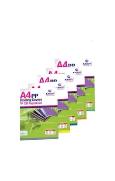 Mapi Cilt Kapağı 350 Mikron A4 Buzlu Şeffaf 50 Li Paket 869543004 Mapi Cilt Kapağı 350 Mikron A4 Buzlu Şeffaf 50 Li Paket 869543004