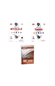 2027 Limit 9. Sınıf Etkinlikli Maarif Biyoloji + Tarih Soru + Anla Kazan Paragraf Deneme 3'lü Set 2027 Limit 9. Sınıf Etkinlikli Maarif Biyoloji + Tarih Soru + Anla Kazan Paragraf Deneme 3'lü Set