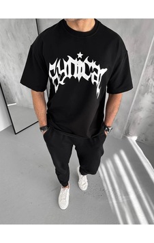 Wear Vexel Erkek Baskılı Bisiklet Yaka T-shirt - Siyah Çok Renkli Wear Vexel Erkek Baskılı Bisiklet Yaka T-shirt - Siyah Çok Renkli
