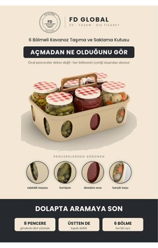 6 Bölmeli Kavanoz Taşıma Ve Saklama Kutusu Kulplu Mutfak Organizeri, Turşu Reçel Konserve Kavanozu Düzenleyici, İstiflenebilir Kiler Ve Dolap İçi Kasa Bej Bej 6 Bölmeli Kavanoz Taşıma Ve Saklama Kutusu Kulplu Mutfak Organizeri, Turşu Reçel Konserve Kavanozu Düzenleyici, İstiflenebilir Kiler Ve Dolap İçi Kasa Bej Bej