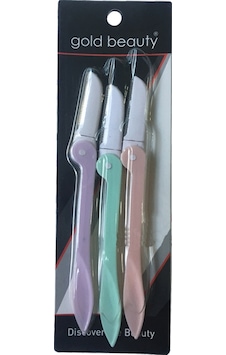 Gold Beauty Kaş Usturası 3'lü Set