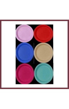 Storeşahin Nisa Plastik Tabak Renkli 6 Lı Shn0720 Storeşahin Nisa Plastik Tabak Renkli 6 Lı Shn0720