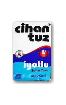 Tuz 3 Kg Rafine Kaya Tuzu İyotlu