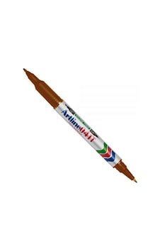 Artline 041T Çift Uçlu Permanent Kalem Kahve Artline 041T Çift Uçlu Permanent Kalem Kahve