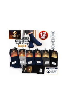 Roff Erkek Pamuklu Havlu Şeker Soket Kışlık Çorap 11408 - 12 Adet Karışık Roff Erkek Pamuklu Havlu Şeker Soket Kışlık Çorap 11408 - 12 Adet Karışık