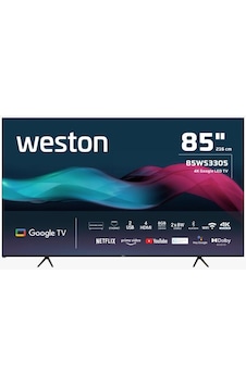 Weston 85WS3305 4K Ultra HD 85" 214 Ekran Uydu Alıcılı Google Smart LED TV Weston 85WS3305 4K Ultra HD 85" 214 Ekran Uydu Alıcılı Google Smart LED TV