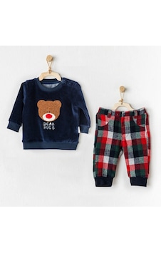 Andywawa New Year 2'li Bebek Takımı AC24422 Lacivert Andywawa New Year 2'li Bebek Takımı AC24422 Lacivert