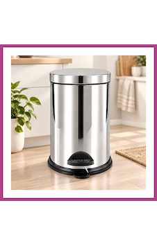 Gees Global 12 L Metal Pedallı Çöp Kovası Gbzs Gees Global 12 L Metal Pedallı Çöp Kovası Gbzs