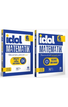 Çanta 2026 6. Sınıf İdol Matematik Başlangıç Soru Bankası + Konu Özetli Soru Seti 2 Kitap Çanta 2026 6. Sınıf İdol Matematik Başlangıç Soru Bankası + Konu Özetli Soru Seti 2 Kitap