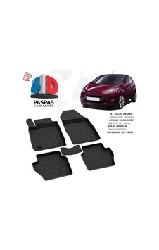 Ford Fiesta 4d Araca Özel Havuzlu Kauçuk Paspas 2009-2015