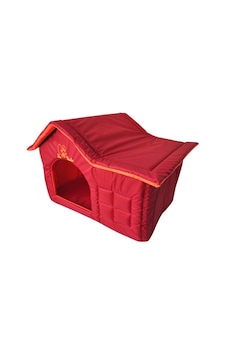 La Vista Dış Mekan Su Geçirmez Kedi ve Köpek Çatılı Ev Kırmızı 56 x 36 x 45 CM La Vista Dış Mekan Su Geçirmez Kedi ve Köpek Çatılı Ev Kırmızı 56 x 36 x 45 CM