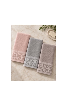 Sarmaşık Desenli Havlu 50x90 Cm 3 Lü Set %100 Pamuk - Blush Harmony Çok Renkli Sarmaşık Desenli Havlu 50x90 Cm 3 Lü Set %100 Pamuk - Blush Harmony Çok Renkli