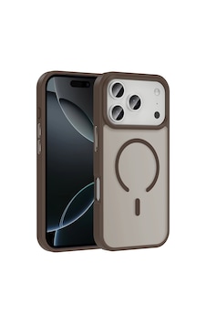 Apple Uyumlu iPad iPhone 17 Pro Max Kılıf M-safe Şarj Özellikli Mat Arka Yüzey Zore Sio Kapak Desert Titanyum Apple Uyumlu iPad iPhone 17 Pro Max Kılıf M-safe Şarj Özellikli Mat Arka Yüzey Zore Sio Kapak Desert Titanyum