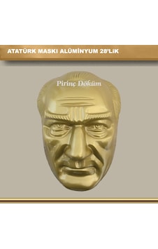 Atatürk Maskı Alüminyum 28'Lik Atatürk Maskı Alüminyum 28'Lik