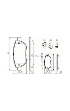 Fiat Bravo Ön Fren Balata 2007-2010 77365379 Gdb1655 1.4, 1.6 Jtd, 1.4 T-jet Fiat Bravo Ön Fren Balata 2007-2010 77365379 Gdb1655 1.4, 1.6 Jtd, 1.4 T-jet