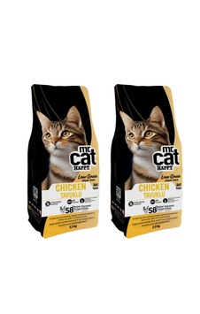 Mr. Cat Happy Low Grain Tavuklu Yetişkin Kedi Maması 2 x 2500 G Mr. Cat Happy Low Grain Tavuklu Yetişkin Kedi Maması 2 x 2500 G