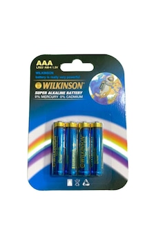 Wilkinson LR03 1.5 V Alkalin AAA İnce Kalem Pil 4'lü