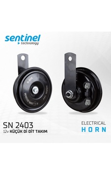 Korna 12v Küçük Di Dit Kalın - İnce Ses 2li Set