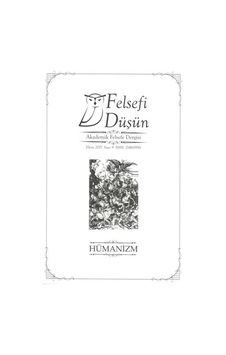 Felsefi Düşün Akademik Felsefe Dergisi Sayı 9 Felsefi Düşün Akademik Felsefe Dergisi Sayı 9