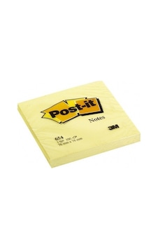 Post-It Yapışkanlı Not K. Sarı 76X76Mm 654 Post-It Yapışkanlı Not K. Sarı 76X76Mm 654