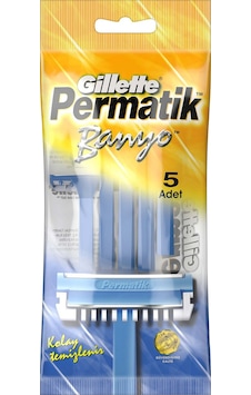 Gillette Permatik Banyo Kullan At Tıraş Bıçağı 5 Adet 2 Adet Gillette Permatik Banyo Kullan At Tıraş Bıçağı 5 Adet 2 Adet