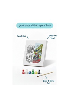 Her Zaman En Güçlü Annem Yazılı Eğitici Boyama Tuvali Şövalesiz Boya Seti 20x20 Cm Her Zaman En Güçlü Annem Yazılı Eğitici Boyama Tuvali Şövalesiz Boya Seti 20x20 Cm