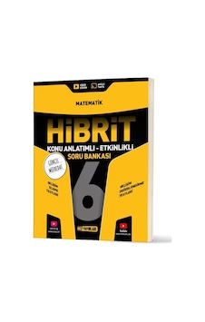 Hız Yayınları 6. Sınıf Hibrit Matematik Soru Bankası-bağlam Temelli Sorular Ve Güncel Müftedat Hız Yayınları 6. Sınıf Hibrit Matematik Soru Bankası-bağlam Temelli Sorular Ve Güncel Müftedat