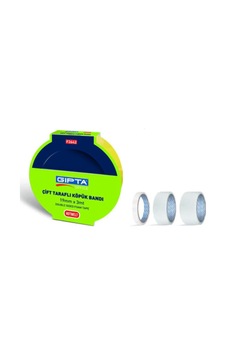 Gıpta Çift Taraflı Köpük Bant 25Mmx3Mt