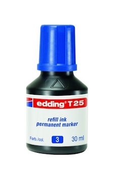 Edding T25 Mavi Permanent Mürekkeb 25ml Mavi Edding T25 Mavi Permanent Mürekkeb 25ml Mavi