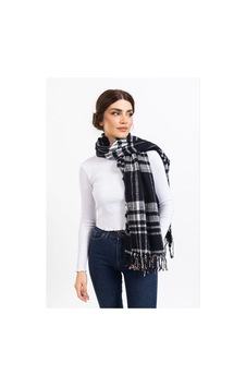Ladycolor Kaşmir Şal Omuz Atkısı Siyah