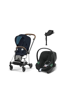 Mios Travel Sistem Chrome Brown Midnight Blue & Aton Bazalı Volcano Black
