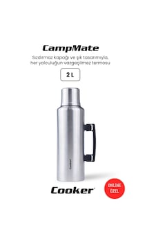 Cooker Campmate 2 Litre Paslanmaz Çelik Termos Gümüş Ckr2127 Cooker Campmate 2 Litre Paslanmaz Çelik Termos Gümüş Ckr2127