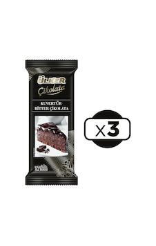 Ülker Kuvertür Bitter Çikolata 3 x 200 G Ülker Kuvertür Bitter Çikolata 3 x 200 G