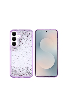 Maks Technology Samsung Galaxy Uyumlu S25 Fe Kılıf Airbag Tasarımlı Damla Taşlı Şeffaf Mkst Pera Silikon Kapak - Mor Maks Technology Samsung Galaxy Uyumlu S25 Fe Kılıf Airbag Tasarımlı Damla Taşlı Şeffaf Mkst Pera Silikon Kapak - Mor