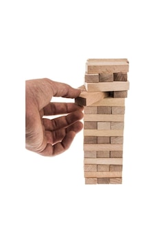Denge Oyunu Ahşap 54 Parça Jenga 1.kalite Büyük Boy - Aynı Gün