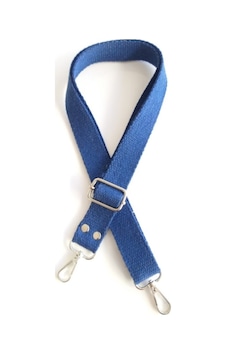 Angel Çanta Aksesuar Mavi Pamuklu Kolon Ayarlamalı Çanta Sapı Angel Çanta Aksesuar Mavi Pamuklu Kolon Ayarlamalı Çanta Sapı